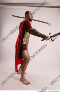 MARCUS STANDING POSE WITH SWORD AND SPEAR